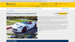 Grand LA Driving Tour in a Luxury Sports Car - Los Angeles | Expedia