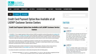 Credit Card Payment Option Now Available at all LADWP Customer ...