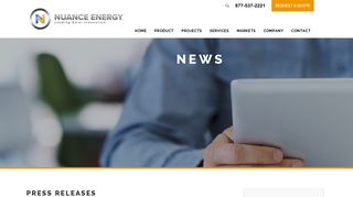 Nuance Energy Signs Agreement with the LADWP for up to Six ...