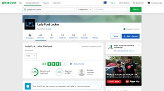 Lady Foot Locker Reviews | Glassdoor.com.au