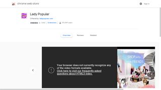 Lady Popular - Google Chrome