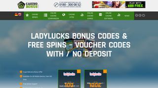 LadyLucks Bonus Code + Free Spins + No Deposit Required