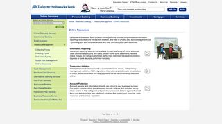 Lafayette Ambassador Bank - Online Resources