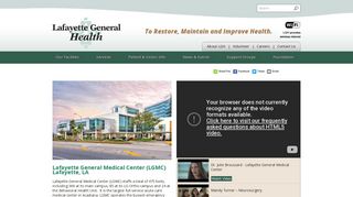 Lafayette General Medical Center - LGMC - Hospital in Lafayette, LA