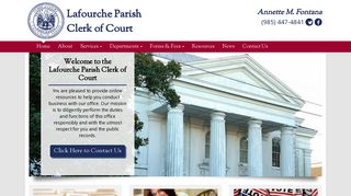Lafourche Clerk of Court: Home