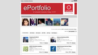 ePortfolios Directory - Digication ePortfolio ::