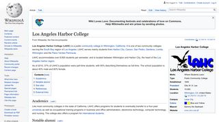 Los Angeles Harbor College - Wikipedia