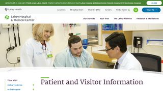 Patient and Visitor Information - Lahey Hospital & Medical Center ...