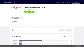 Laithwaites Wine USA Reviews | Read Customer Service Reviews of ...