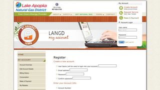 Register - Lake Apopka Natural Gas