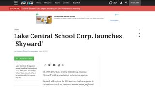 Lake Central School Corp. launches 'Skyward' | Lake County News ...