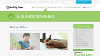 Business Online | Lake City Bank | Northern and Central Indiana