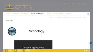 Instructional Technology / Schoology - Lake County Schools