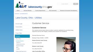 Lake County, Ohio Utilities Billing