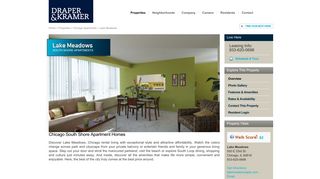 Lake Meadows | Chicago Apartment Management Company | Draper ...