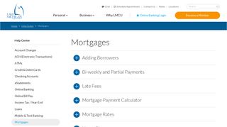 Mortgages - LMCU Help Center | Lake Michigan Credit Union
