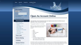 Open An Account - Lake Region Bank