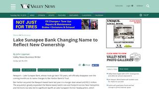 Valley News - Lake Sunapee Bank Changing Name to Reflect New ...