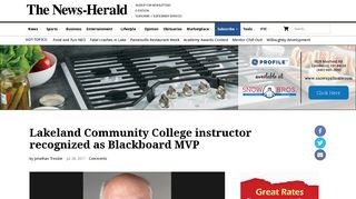 Lakeland Community College instructor recognized as Blackboard MVP