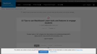 10 Tips to use Blackboard Learn tools and featu... | Blackboard ...