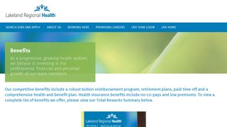 Benefits – Lakeland Regional Health