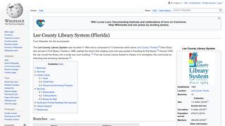 Lee County Library System (Florida) - Wikipedia