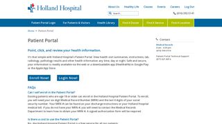 Patient Portal | Holland Hospital