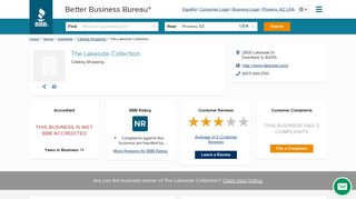 The Lakeside Collection | Better Business Bureau® Profile