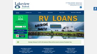 Lakeview Federal Credit Union | Loans | Checking and Saving Accounts