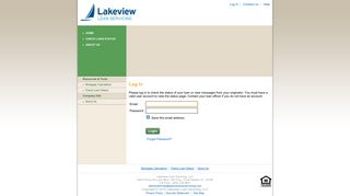 Lakeview Loan Servicing, LLC : Login