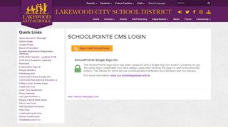 Login - Lakewood City School District