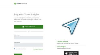 Log In to Clover Insights - Clover Insights