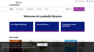 Home - Lambeth - Lambeth Libraries Catalogue