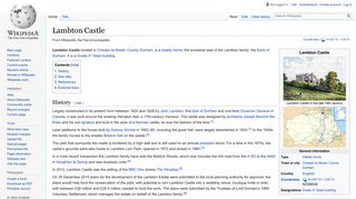 Lambton Castle - Wikipedia