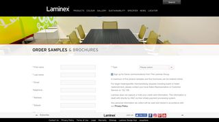 Laminex - Order