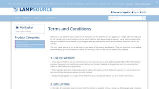 Terms and Conditions - Lamp Source...
