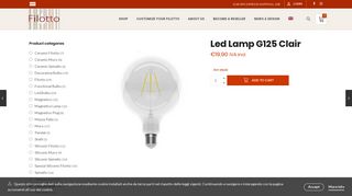 Led Lamp G125 Clair - Il Filotto