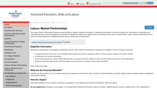 Labour Market Partnerships | Advanced Education, Skills and Labour