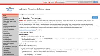 Job Creation Partnerships | Advanced Education, Skills and Labour