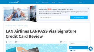 LAN Airlines LANPASS Visa Signature Credit Card Review