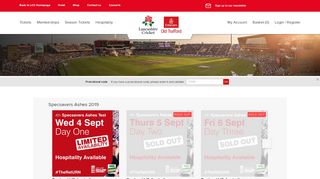 Lancashire Cricket Club - Online ticket sales