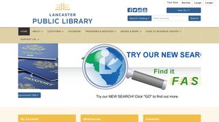 Lancaster Public Library: Home