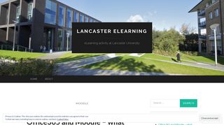 moodle | Lancaster eLearning - WordPress.com