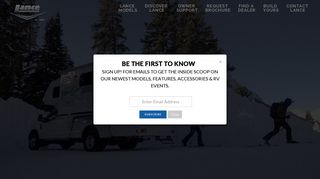 Lance Camper | Truck Campers, Travel Trailers and Toy Haulers