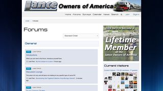Forums | Lance Owners of America