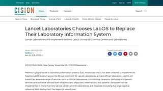 Lancet Laboratories Chooses LabOS to Replace Their Laboratory ...