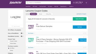 Lancome Promo Code: 15% Off Coupon , Discounts & Sales 2019