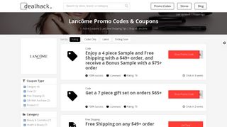 15% Off Lancôme Coupons & Promo Codes [February 2019] - Dealhack