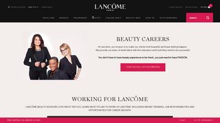 Lancôme Beauty Advisor - Beauty Jobs - Careers at Lancôme