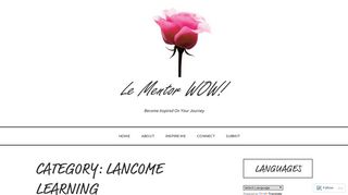 Lancome Learning - lementorwow.com